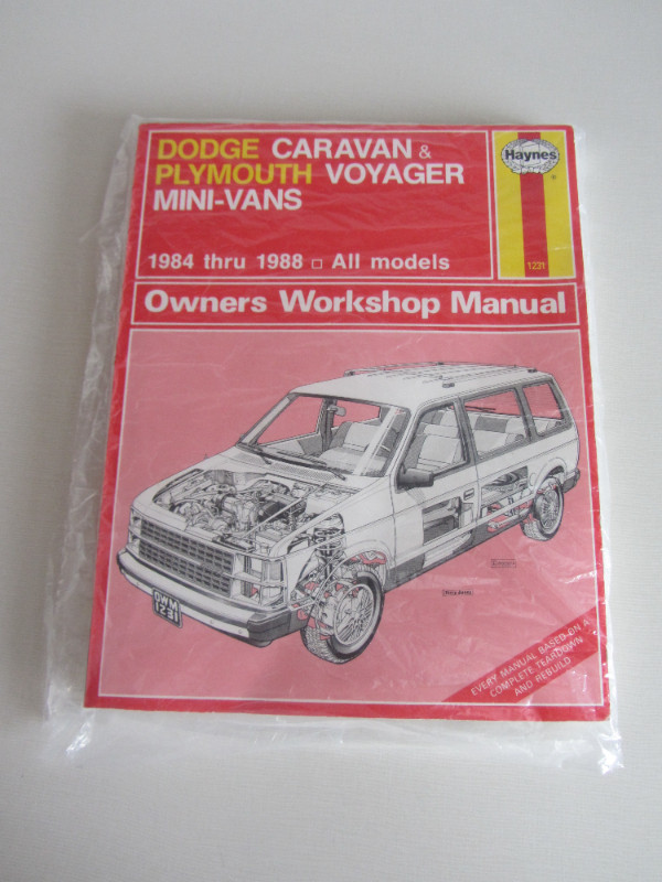 Dodge Caravan & Plymouth Voyager Mini-Van  1984 – 1988 ISBN1 850 in Other in Calgary - Image 3
