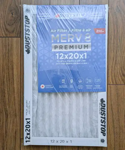 Duststop Merv8 Pleated Premium Air Filter 2-Pack - BRAND NEW, View more