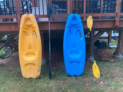 Kids Kayak and paddle, View more