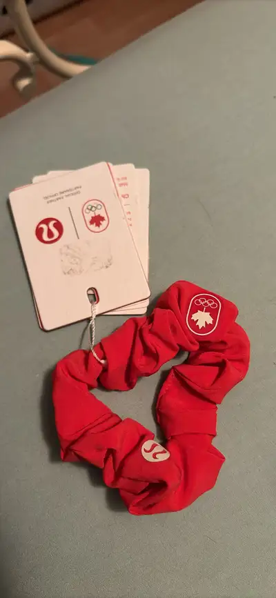 lululemon Olympic scrunchie tags on , View more
