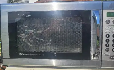 Vintage silver emerson microwave. I deliver!, View more