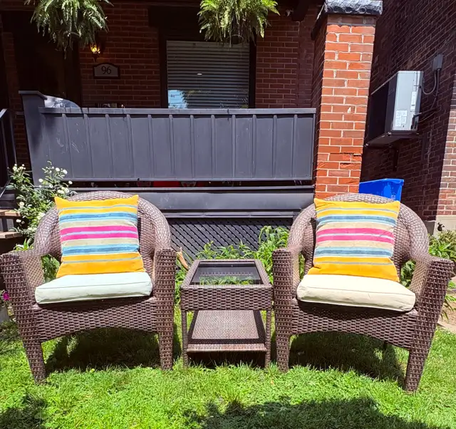 Beautiful Wicker Patio Set628637321964821211