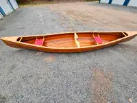 16ft cedar strip canoe
