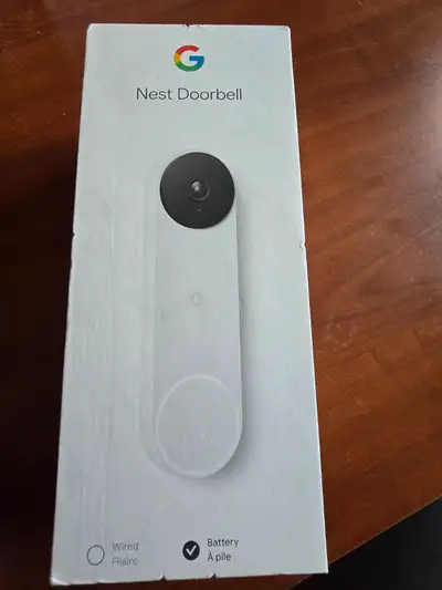 Google Nest (Battery) Wire-Free Video Doorbell - White, View more