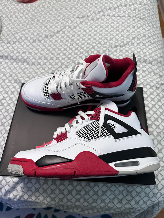 Fire Red Jordan 4 (2020) in Men's Shoes in City of Toronto - Image 2