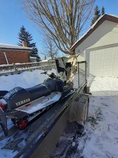 Selling my Yamaha snowmobile; a real winter warrior in fair condition, ready to tackle the snow. It'...