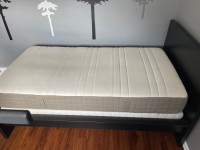 Twin IKEA Malm Bed and IKEA Mattress 