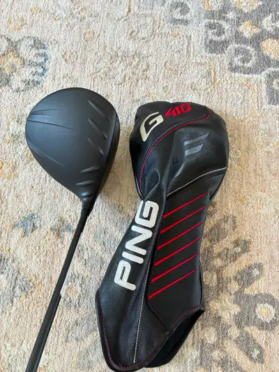 Left Handed Ping G 410 Plus 9 degrees with reg flex ALTA CB 55 shaft and golf pride grip.