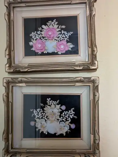 2 Seashell Art Pieces , View more