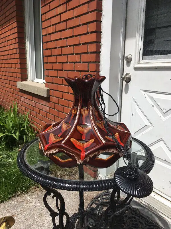 Ensemble de 4 Lampes Chalvignac Vintage Mid Century RARE in Indoor Lighting & Fans in City of Montréal - Image 5