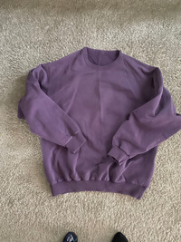 Purple baggy oversized sweatshirt