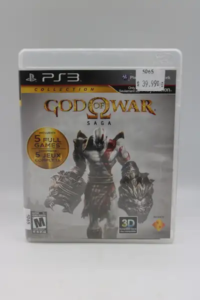 ** FOR SALE ** The God of War Saga is a collection of five games from the God of War series God of W...