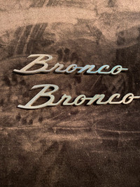Ford Bronco Fender Emblems