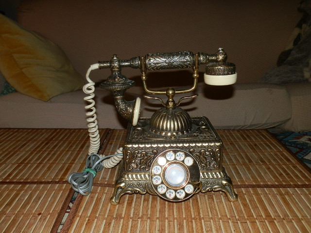 Modern French Mid-Century Modern Rotary Telephone Classic Metall in Arts & Collectibles in Dartmouth