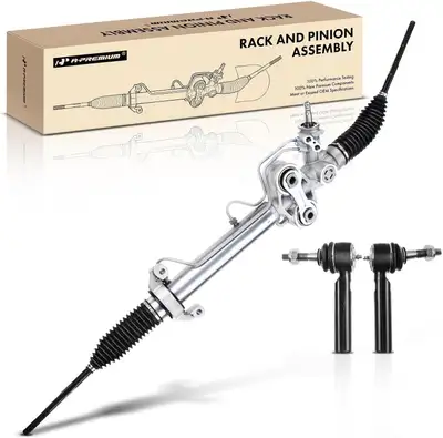 A-Premium - 3PCS Hydraulic Power Steering Rack and Pinion Compatible with Chevrolet Silverado 1500 &...