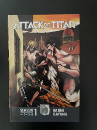 Attack on titan 5-8 manga in English 