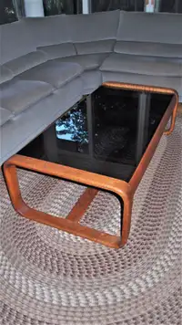 Coffee Tables, hard wood, glass tops
