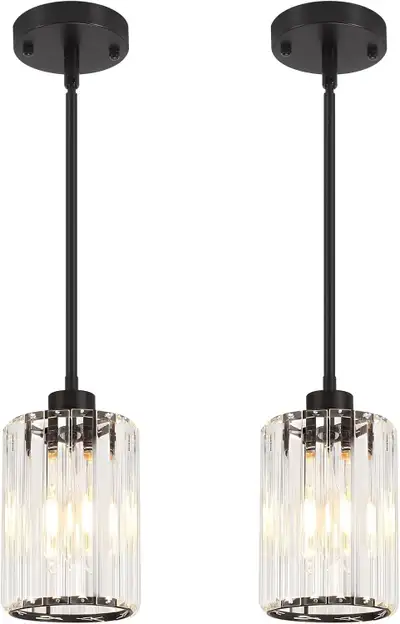 2 Pack Black Pendant Lights Kitchen Island , View more