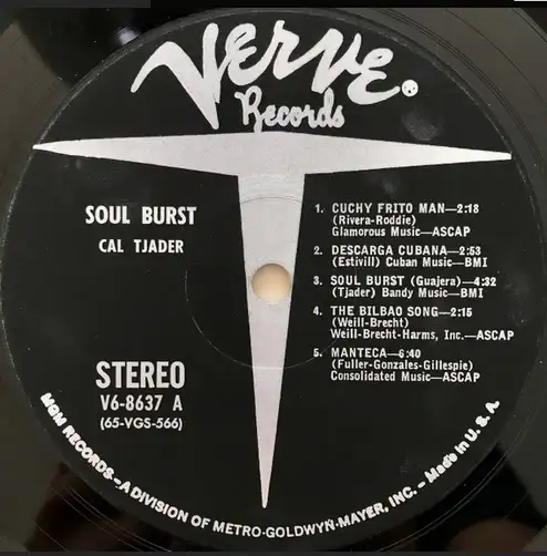 Cal Tjader - Soul Burst (US 1966) LP JAZZ62863257195778122