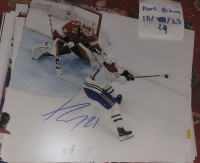 Kaiden Guhle signed 8x10 pictures (COA) Canadiens Hockey