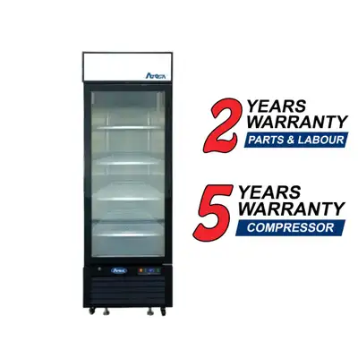 Atosa MCF8726GR Single Door 24" Wide Glass Display Refrigerator, View more