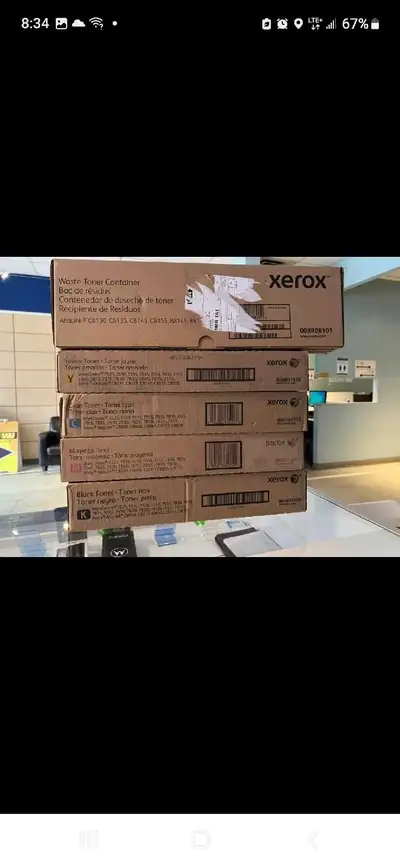 LASER Xerox PRINTER Copier Work Center Toner CARTRIDGES Set of 5, View more