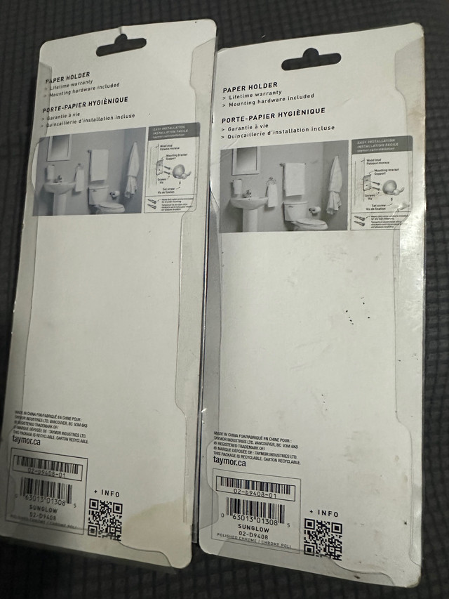 New: Taymor basics  Toilet paper holder   in Bathwares in La Ronge - Image 4