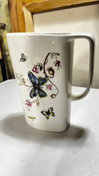 Beautiful ceramic butterfly Pitcher