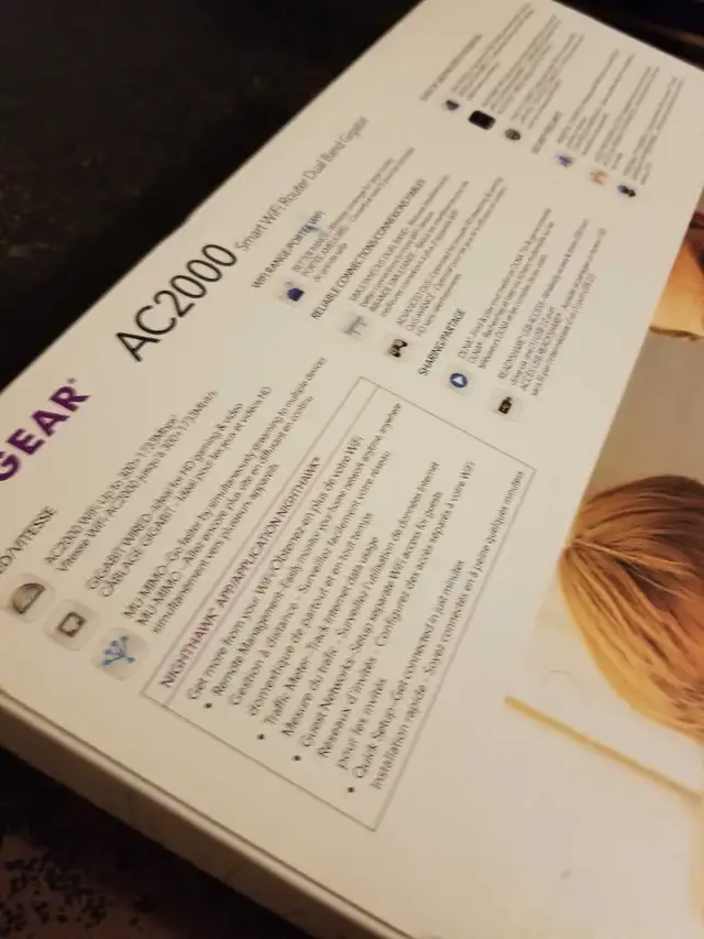 Netgear AC2000 smart WIFI RouterDual Band Gigabi in General Electronics in Markham / York Region - Image 5