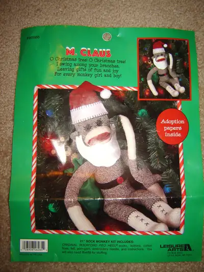 M. Claus Sock Monkey Kit, View more