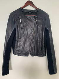 Mackage Woman's Black Leather Jacket