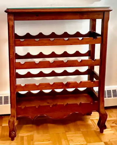 Armoire à Vin en Bois Classique  Wooden Wine Rack Cabinet Bombay, View more