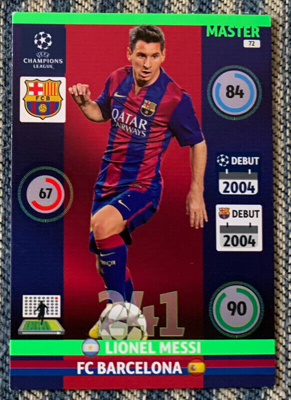 2014 Lionel Messi Soccer Cards dans Art et objets de collection  à Ville de Montréal - Image 3