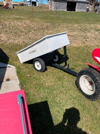 Dumping lawn trailer for sale