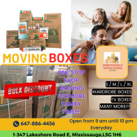 MOVING/PACKING BOXES - $2