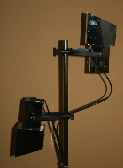 RARE Vintage (Limited Edition) Koch +Lowy Dual Head Floor Lamp, View more