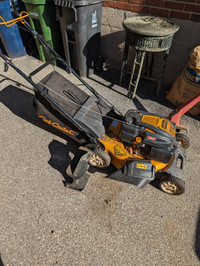 Used Cub Cadet self propelled lawn mower for sale. $200