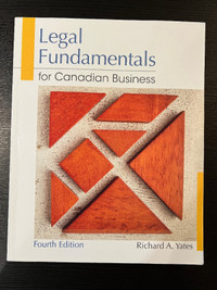 Legal Fundamental for Canadian Business 4 Ed