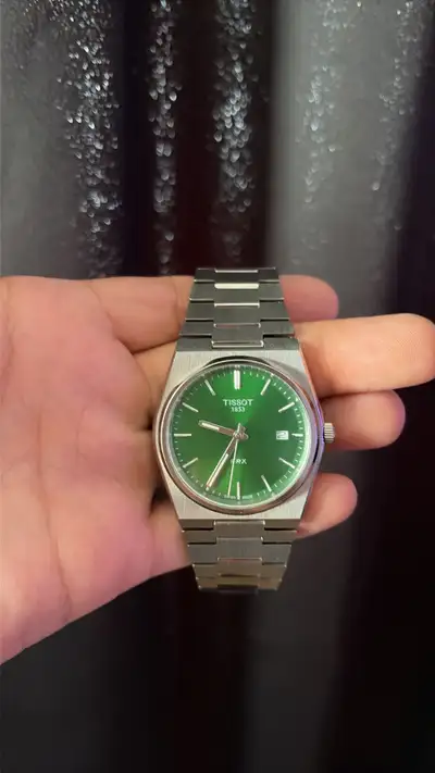 Tissot PRX Quartz Green dial, View more