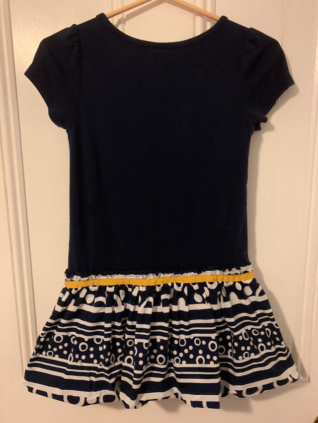Dress black Yellow white size 7 in Kids & Youth in Mississauga / Peel Region
