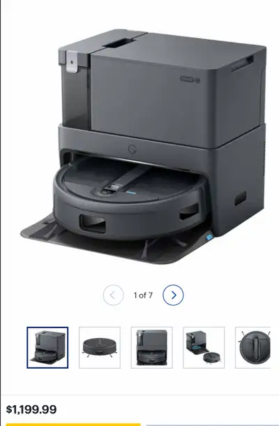 Keep your floors looking spotless with the Ecovacs Cube Pro robot vacuum and mop. It uses premium va...