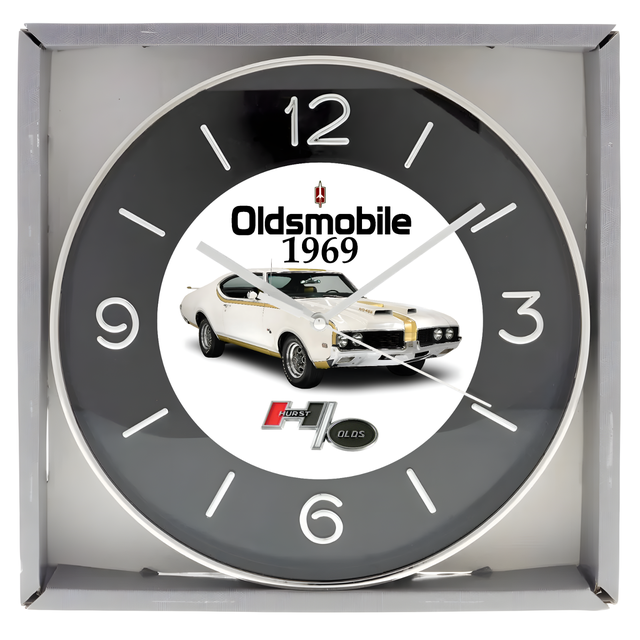 1969 Oldsmobile Hurst Olds Custom Wall Clock - Brand New