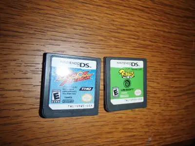 2 Nintendo DS Games for sale Hot Wheels Track Attack, $10. Rabbids Go Home. $10.