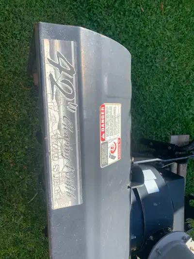42” MTD Front mount blower, View more