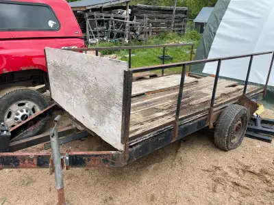 This homemade trailer is perfect for hauling all sorts of equipment. It's in used condition, ready t...