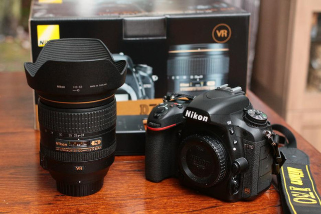 Nikon D750 Kit with Nikkor 24-120 F/4 G ED VR Lens dans Appareils photo et caméras  à Longueuil/Rive Sud