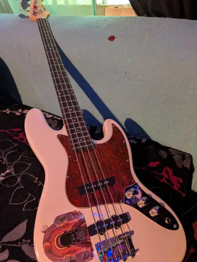 White IRIN Electric Bass Guitar, View more