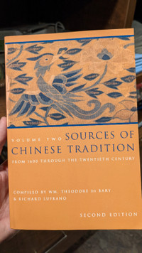 Sources Of Chinese Tradition Textbook