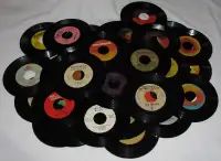 Vintage 45 rpm Vinyl Records Various Artists Titles Genre 50 Mix