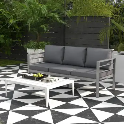 Aluminum 3-Person garden sofa Outdoor Couch, View more